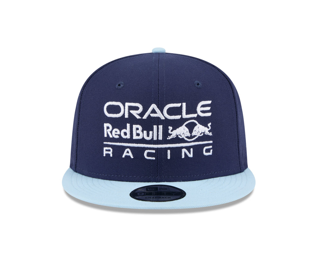Red Bull Racing F1 New Era Kids 9fifty 2T Color Flat Brim Hat - Youth Navy/Light Blue Hats Red Bull Racing 