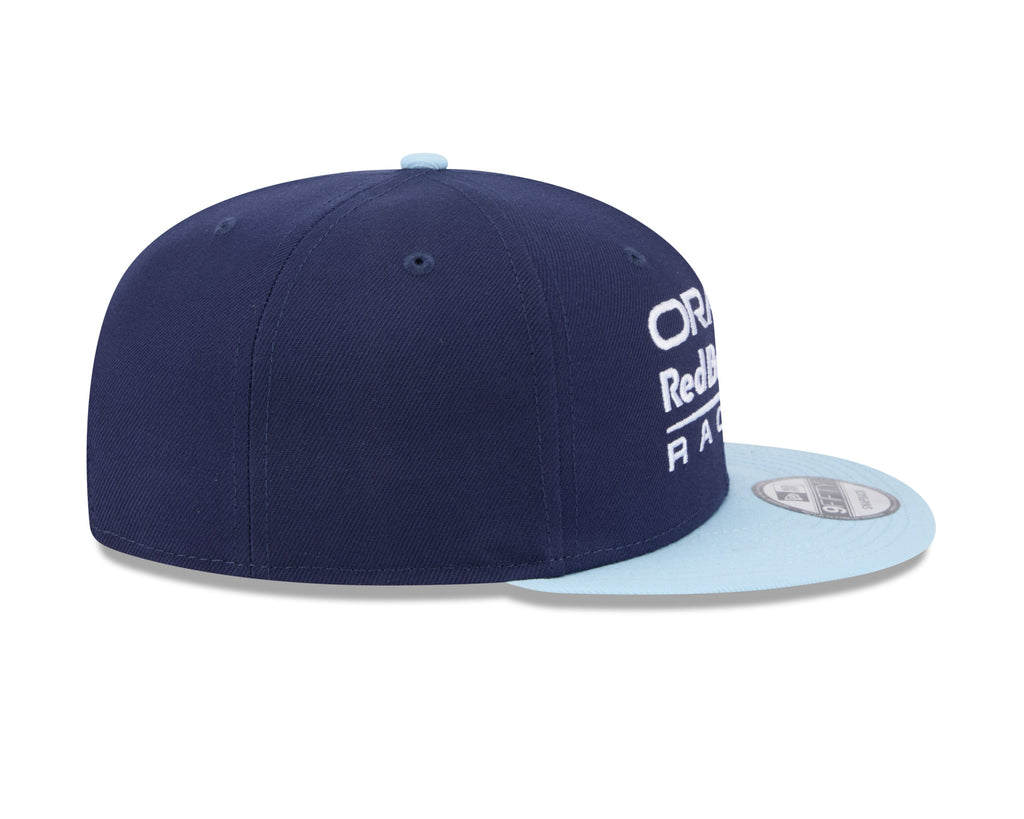 Red Bull Racing F1 New Era Kids 9fifty 2T Color Flat Brim Hat - Youth Navy/Light Blue Hats Red Bull Racing 