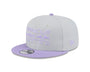 Red Bull Racing F1 New Era 9fifty 2T Color Flat Brim Gray Hat - Navy/Purple/Yellow Trim Hats Red Bull Racing Purple 