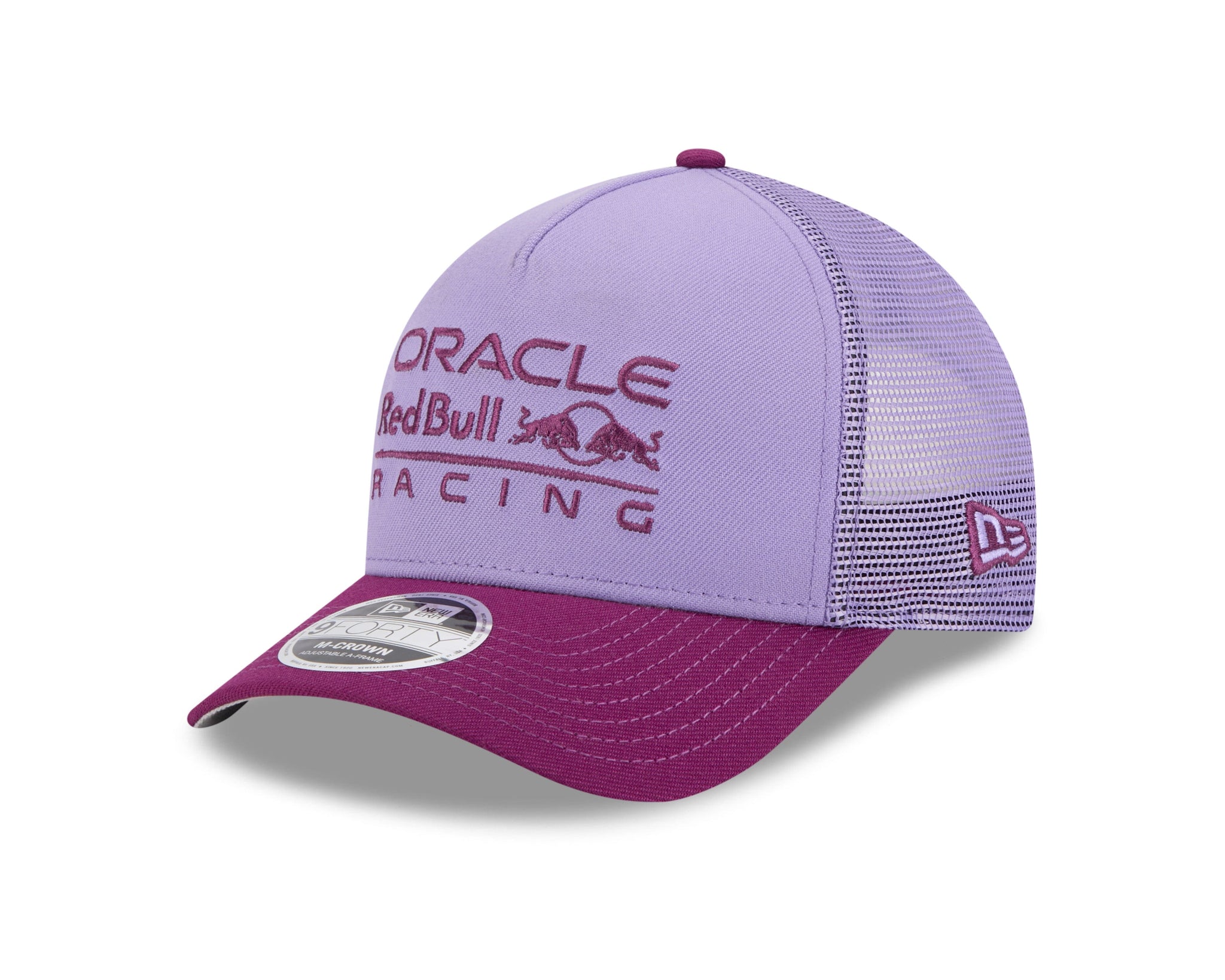 Red Bull Racing F1 Essential Seasonal Hat Light Purple Snap Back Size M/L Red Bull Racing F1 New Era 9Forty 2T Color Trucker Hat  main image 2