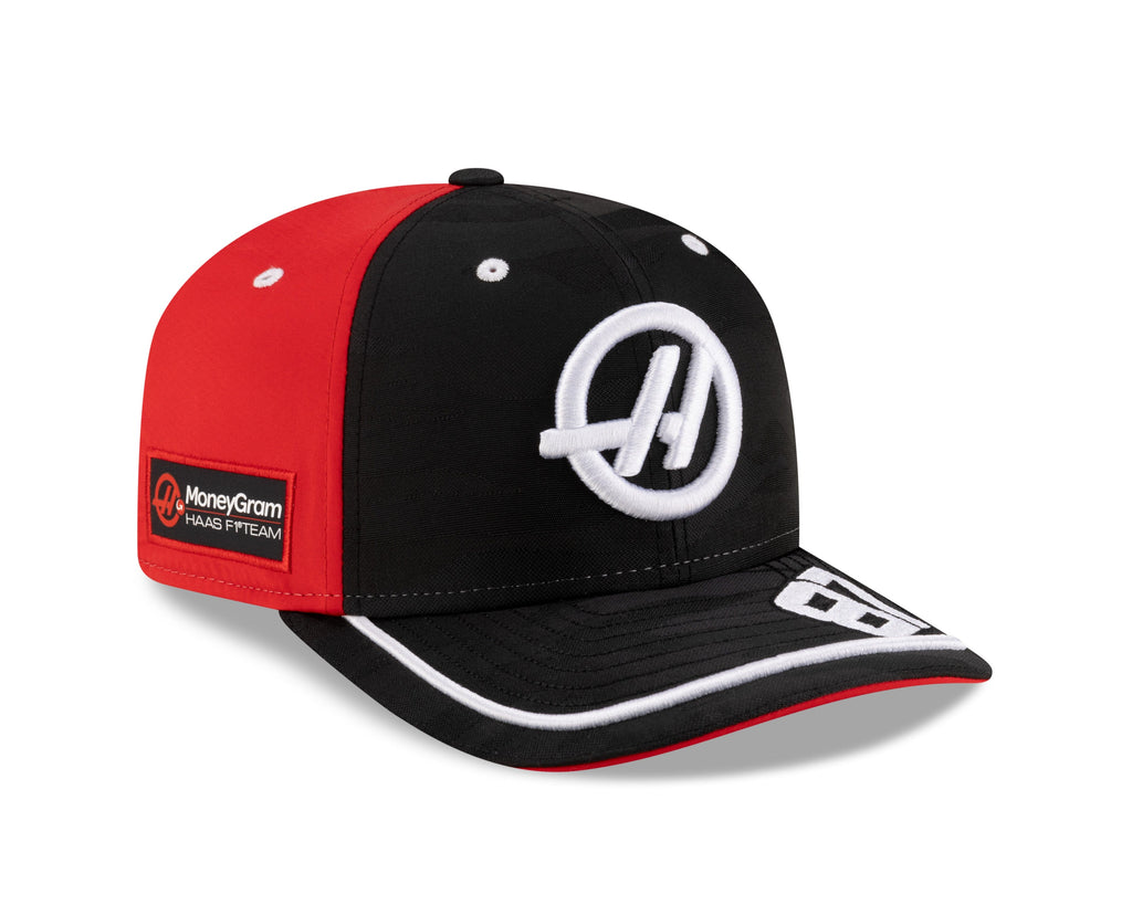 Haas Racing F1 New Era 9Seventy 2025 Ollie Bearman Team Hat - Black Hats Haas F1 Racing Team 