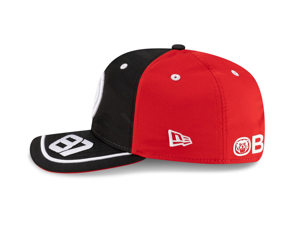 Haas Racing F1 New Era 9Seventy 2025 Ollie Bearman Team Hat - Black Hats Haas F1 Racing Team 