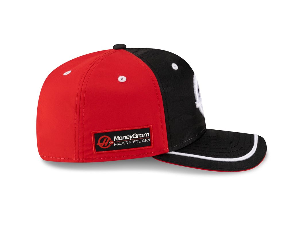 Haas Racing F1 New Era 9Seventy 2025 Ollie Bearman Team Hat - Black Hats Haas F1 Racing Team 