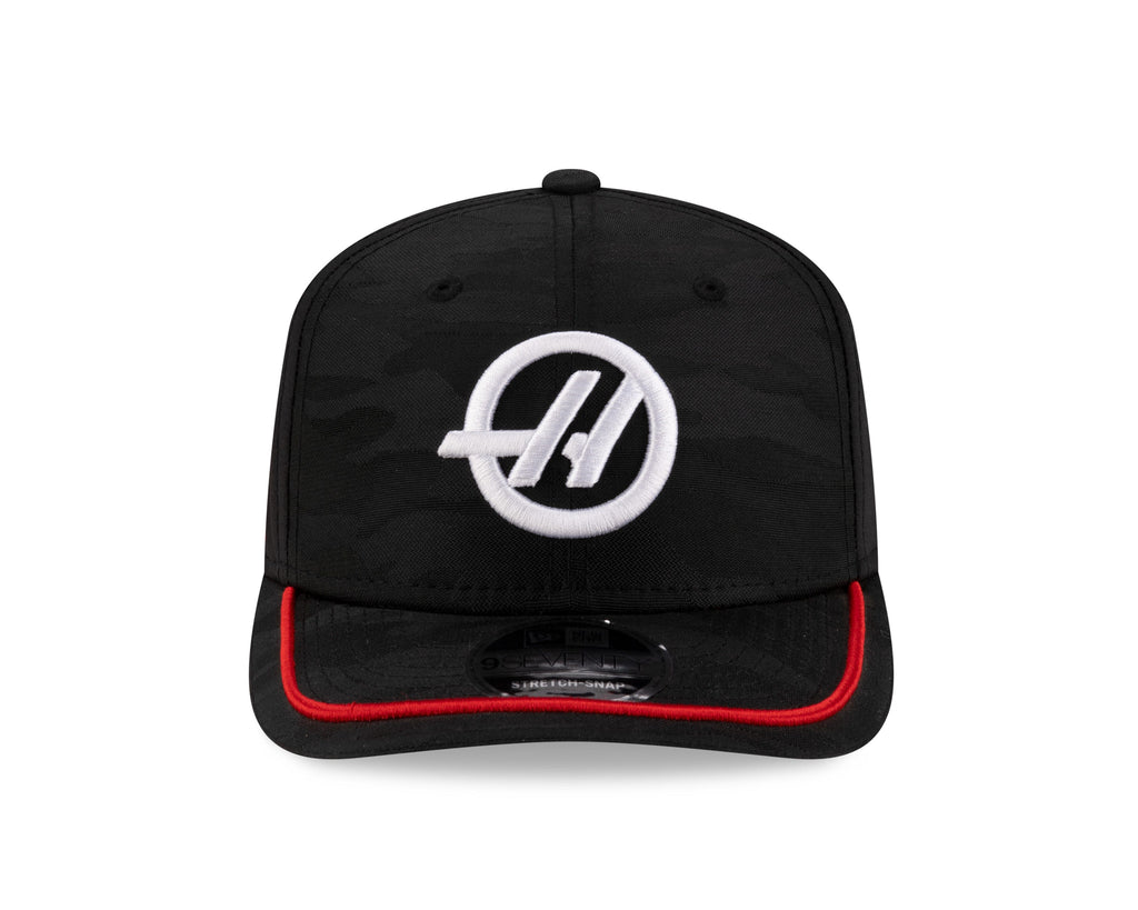 Haas Racing F1 New Era 9Seventy 2025 Team Hat - Black Hats Haas F1 Racing Team 