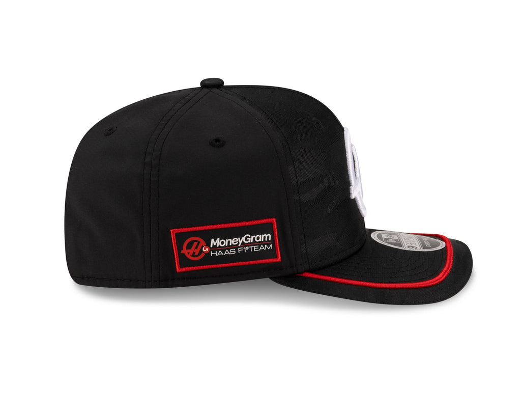 Haas Racing F1 New Era 9Seventy 2025 Team Hat - Black Hats Haas F1 Racing Team 
