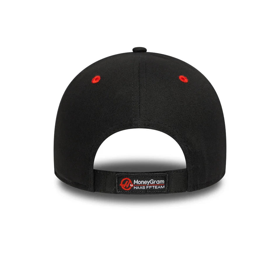 Haas Racing F1 New Era 9Forty MoneyGram Hat - Black Hats Haas F1 Racing Team 
