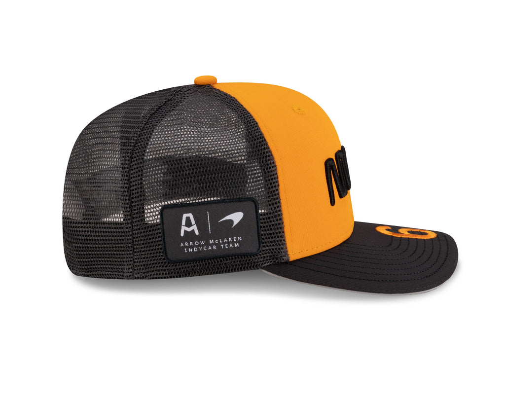 McLaren Indy Car Team New Era 9Seventy Nolan Siegel Hat - Papaya Hats McLaren Indy 