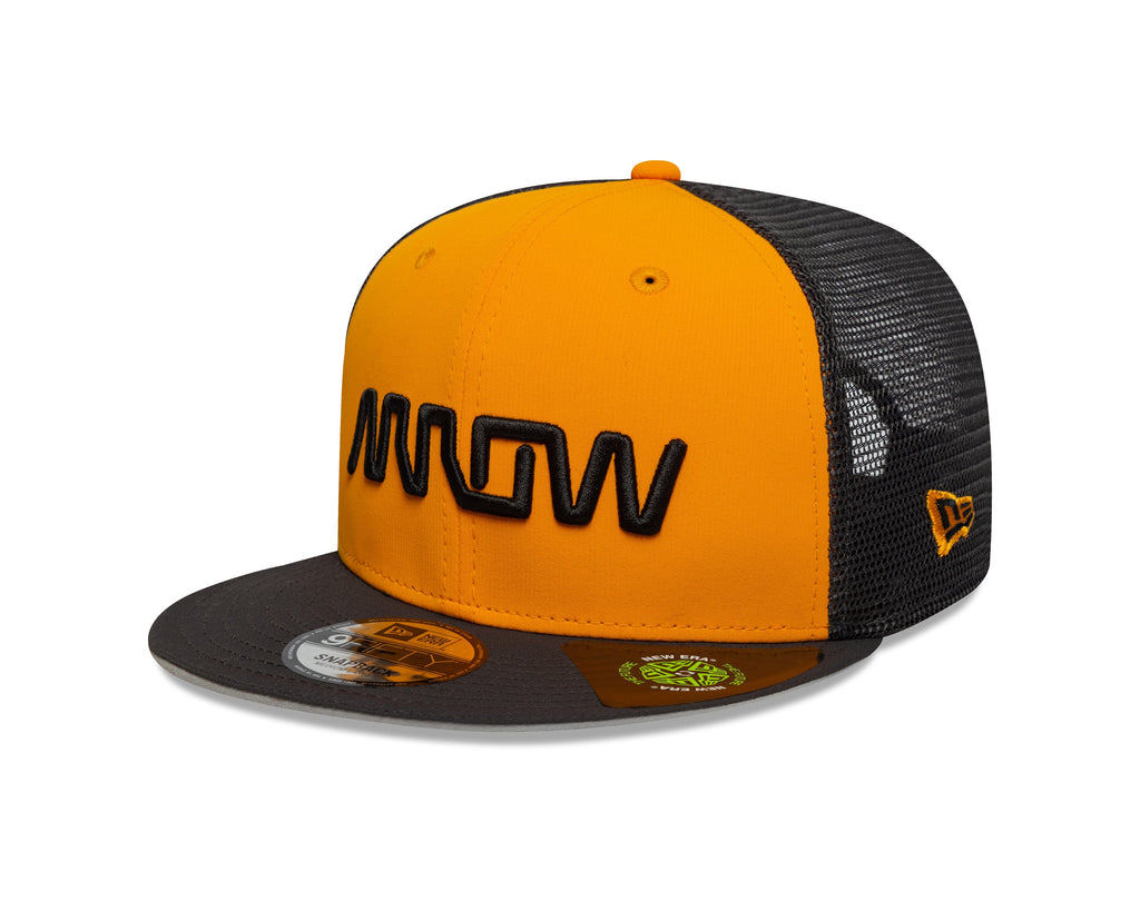 McLaren Indy Car Team New Era 9Fifty Trucker Hat - Papaya Hats McLaren Indy 