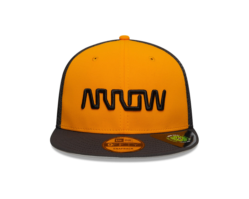 McLaren Indy Car Team New Era 9Fifty Trucker Hat - Papaya Hats McLaren Indy 