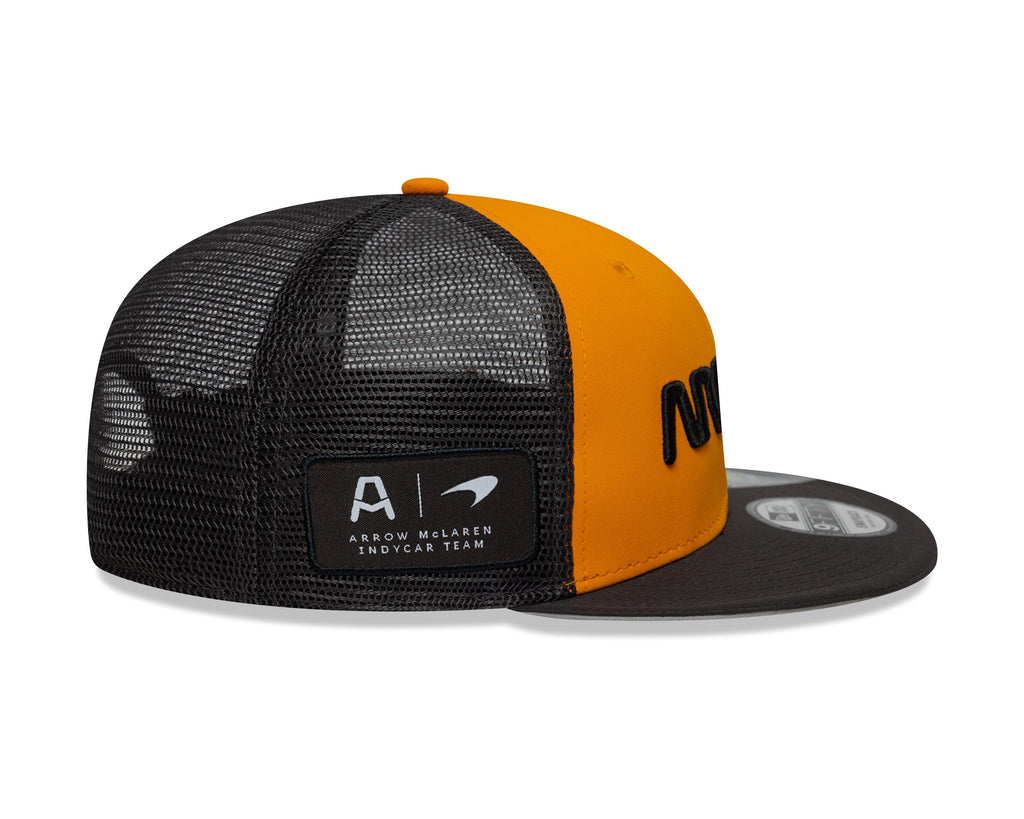 McLaren Indy Car Team New Era 9Fifty Trucker Hat - Papaya Hats McLaren Indy 