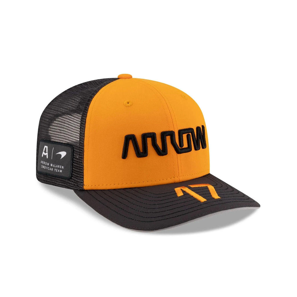 McLaren Indy Car Team New Era 9Seventy Kyle Larson Hat - Papaya Hats McLaren Indy 