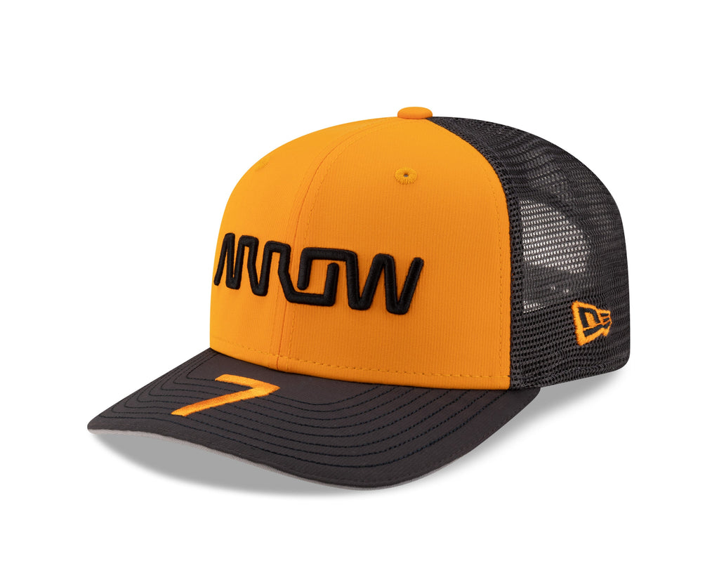 McLaren Indy Car Team New Era 9Seventy Christian Lundgaard Hat - Papaya Hats McLaren Indy 