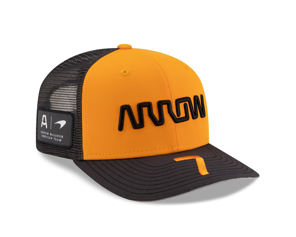 McLaren Indy Car Team New Era 9Seventy Christian Lundgaard Hat - Papaya Hats McLaren Indy 