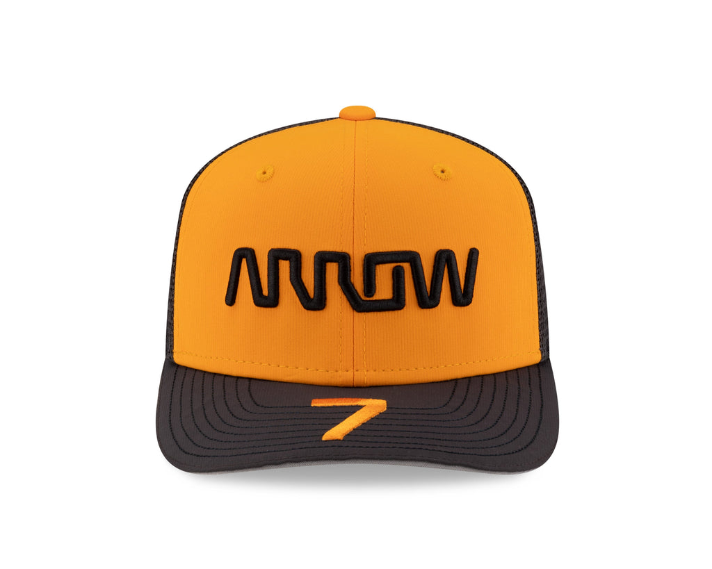 McLaren Indy Car Team New Era 9Seventy Christian Lundgaard Hat - Papaya Hats McLaren Indy 