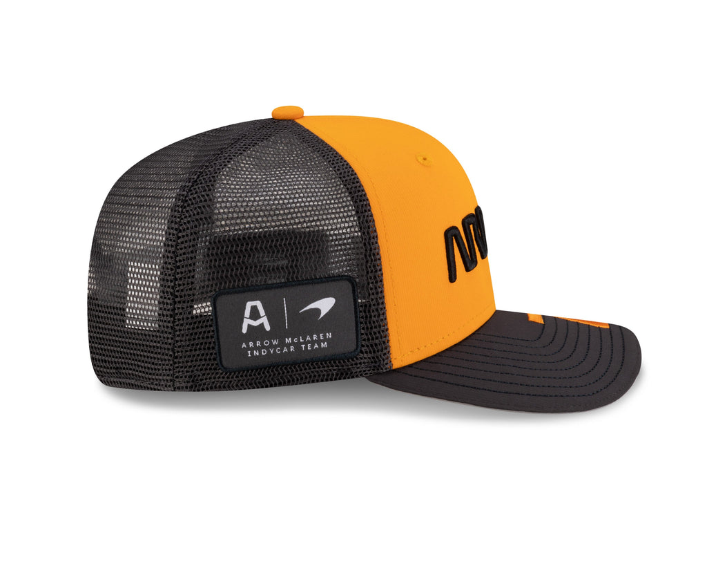 McLaren Indy Car Team New Era 9Seventy Christian Lundgaard Hat - Papaya Hats McLaren Indy 