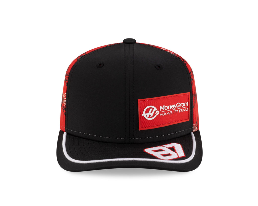 Haas Racing F1 New Era 9Seventy Special Edition Ollie Bearman Japan GP Hat - Black Hats Haas F1 Racing Team 