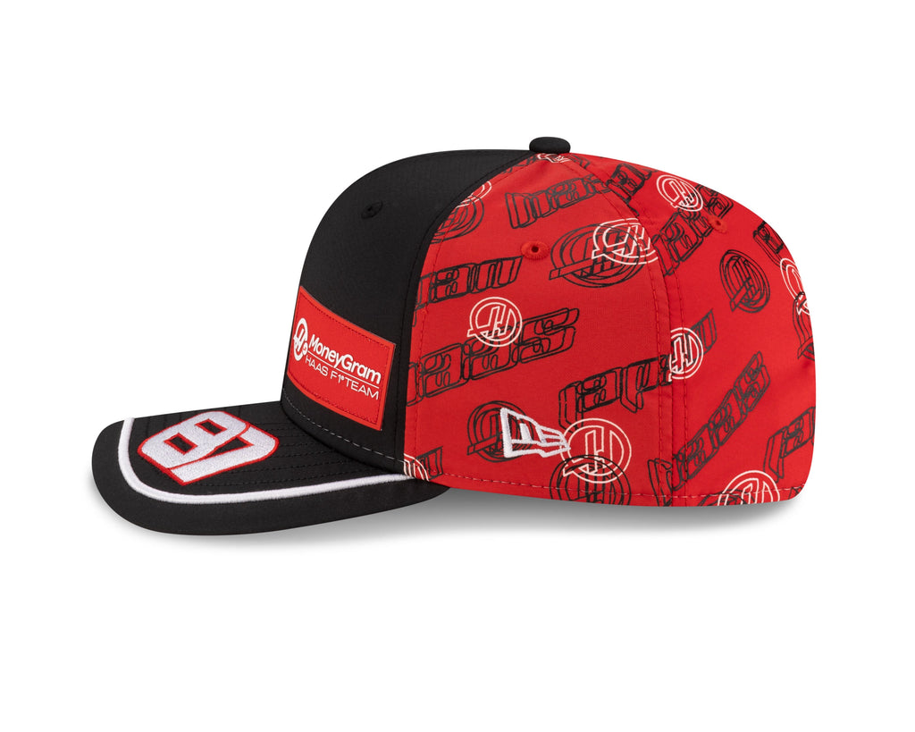 Haas Racing F1 New Era 9Seventy Special Edition Ollie Bearman Japan GP Hat - Black Hats Haas F1 Racing Team 