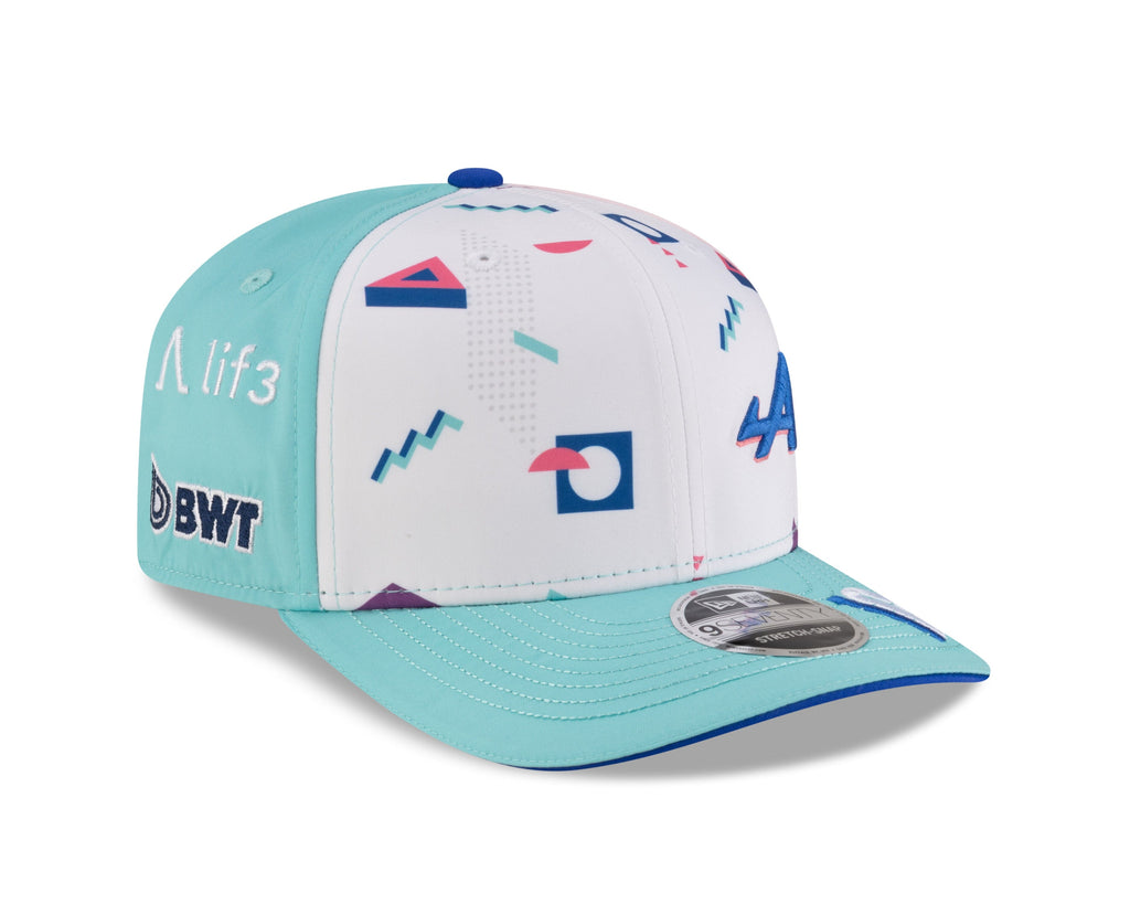 Alpine Racing F1 New Era 9Seventy Special Edition Pierre Gasly Miami GP Hat - White Hats Alpine 