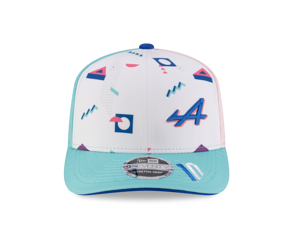 Alpine Racing F1 New Era 9Seventy Special Edition Pierre Gasly Miami GP Hat - White Hats Alpine 