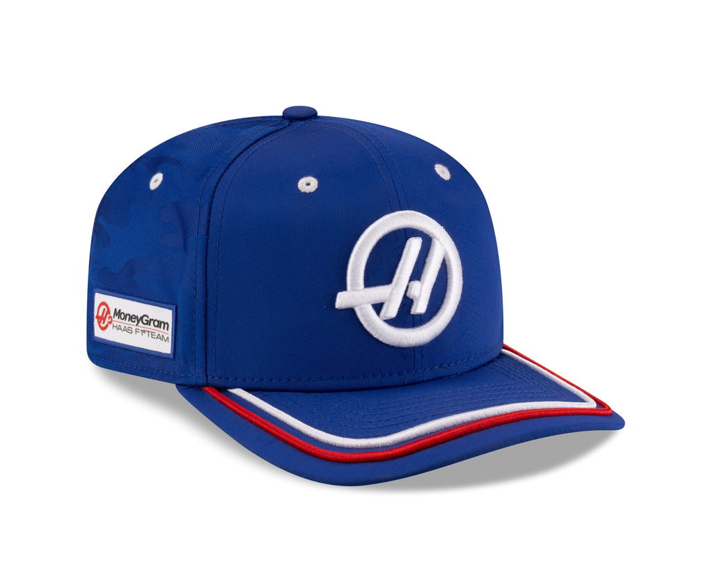 Haas Racing F1 New Era 9Seventy Special Edition Silverstone GP Hat - Blue Hats Haas F1 Racing Team 