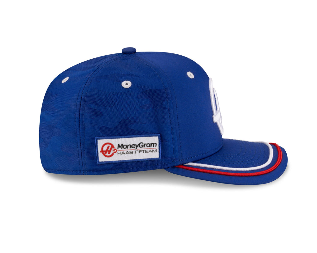Haas Racing F1 New Era 9Seventy Special Edition Silverstone GP Hat - Blue Hats Haas F1 Racing Team 