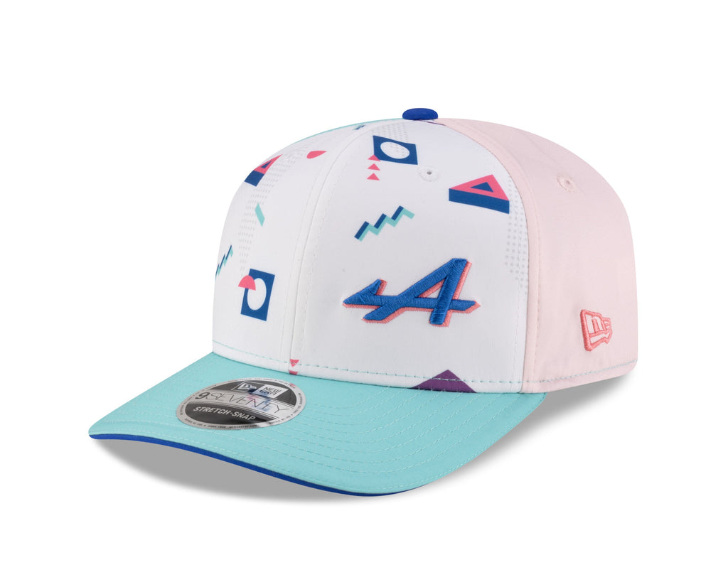 Alpine Racing F1 New Era 9Seventy Special Edition Miami GP Hat - White Hats Alpine 