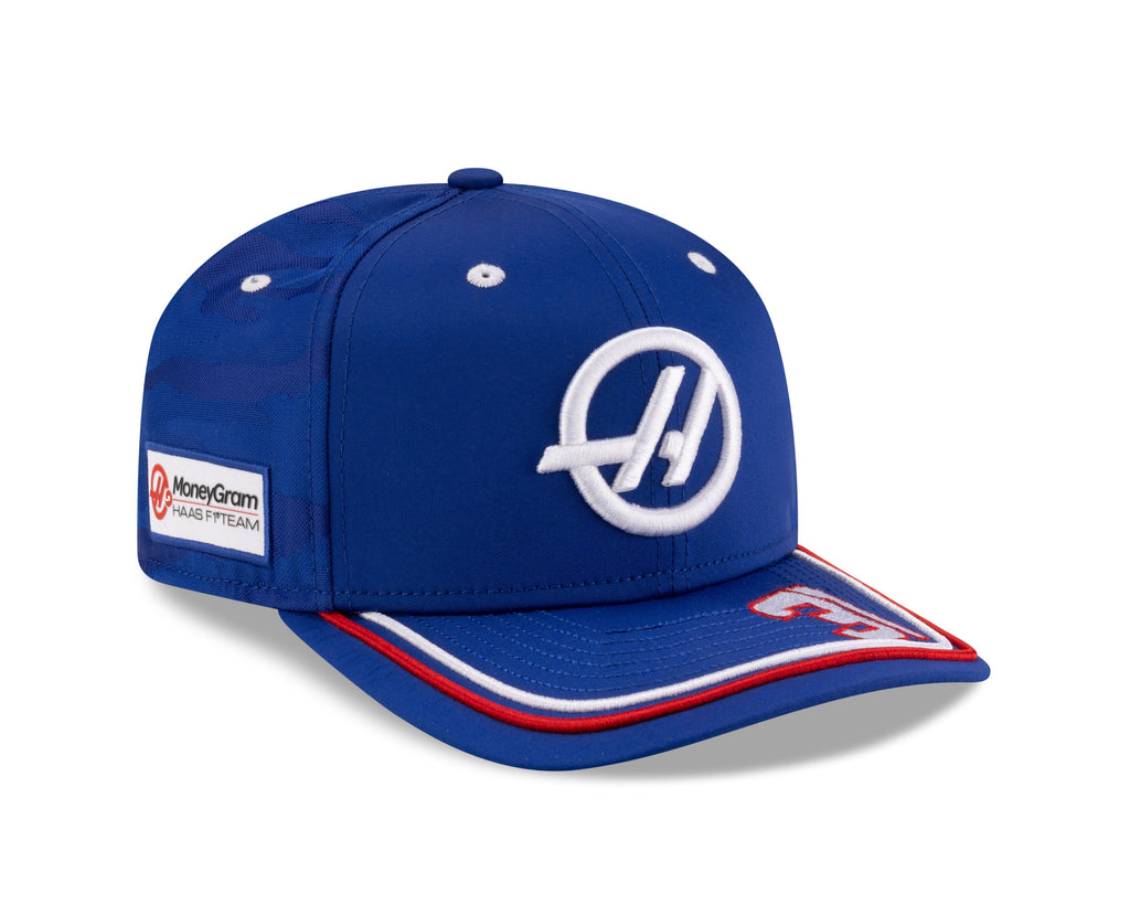 Haas Racing F1 New Era 9Seventy Special Edition Esteban Ocon Silverstone GP Hat - Blue Hats Haas F1 Racing Team 