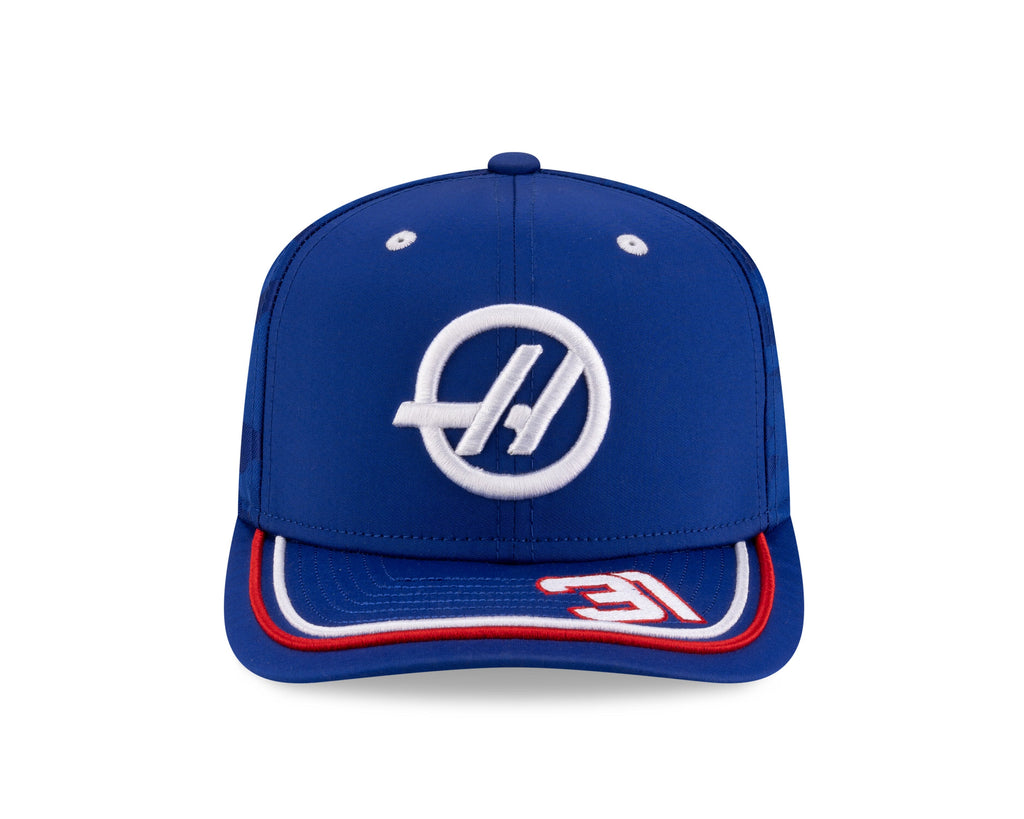 Haas Racing F1 New Era 9Seventy Special Edition Esteban Ocon Silverstone GP Hat - Blue Hats Haas F1 Racing Team 