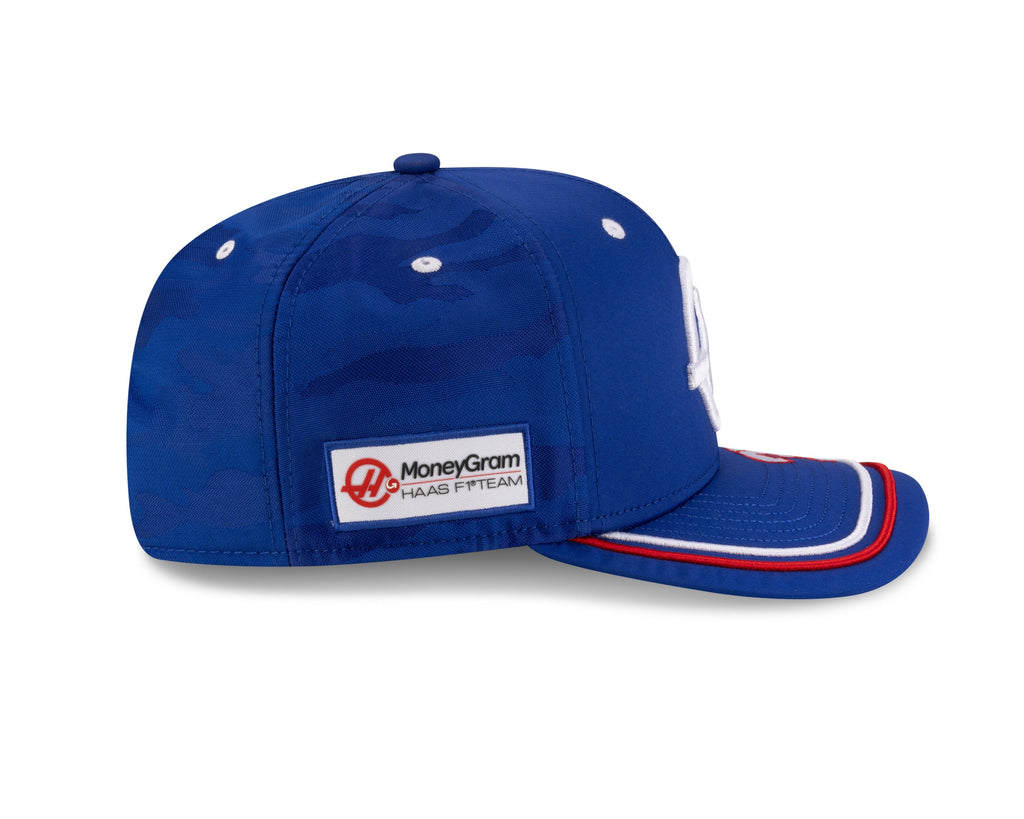 Haas Racing F1 New Era 9Seventy Special Edition Esteban Ocon Silverstone GP Hat - Blue Hats Haas F1 Racing Team 