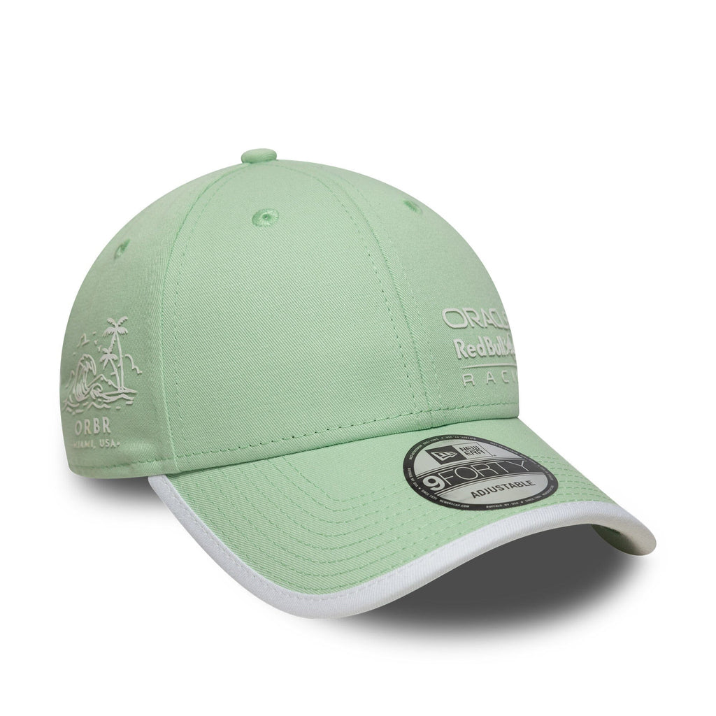 Red Bull Racing F1 New Era 9Forty 2025 Special Edition Miami GP Team Hat - Green Hats Red Bull Racing 