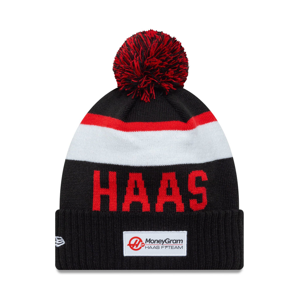 Haas Racing F1 Sport Cuff Beanie - Black Hats Haas F1 Racing Team 