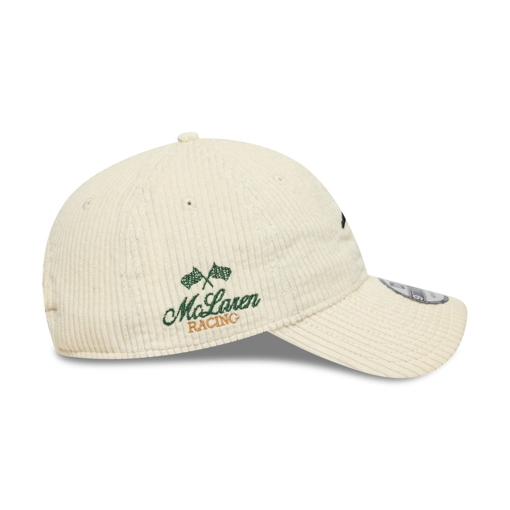 McLaren Racing F1 New Era 9Twenty Corduroy Hat - Beige Hats McLaren-Castore 