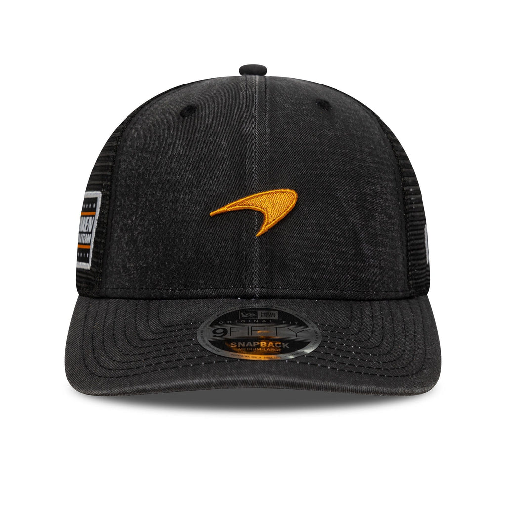 McLaren Racing F1 New Era 9Fifty Washed Trucker Hat - Black Hats McLaren-Castore 