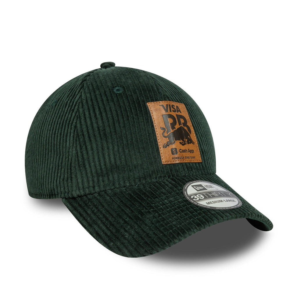 Visa Cash App RB F1 New Era 39Thirty Corduroy Fitted Hat - Green Hats Visa Cash App RB 