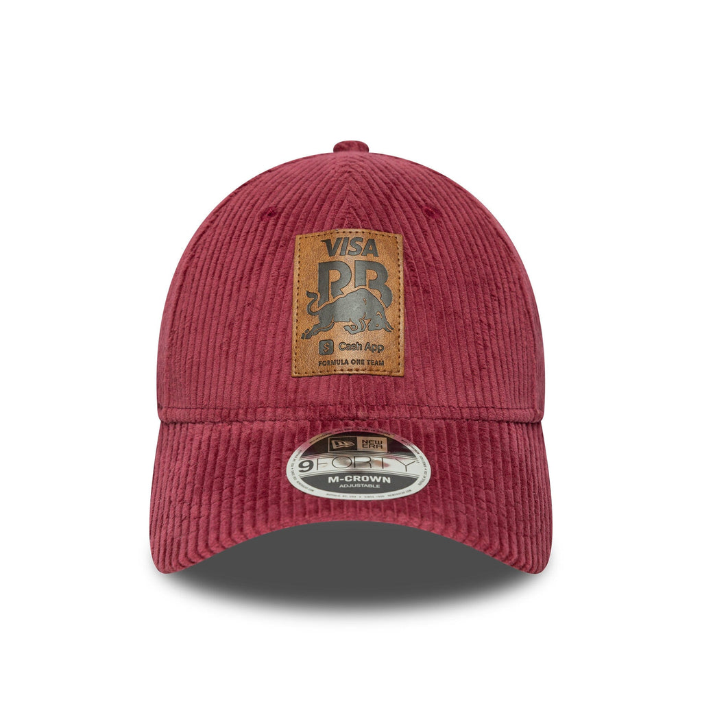 Visa Cash App RB F1 New Era 9Forty Corduroy Hat - Red Hats Visa Cash App RB 