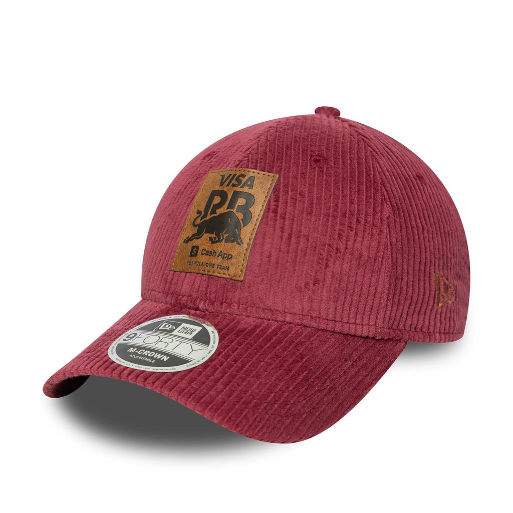 Visa Cash App RB F1 New Era 9Forty Corduroy Hat - Red Hats Visa Cash App RB 