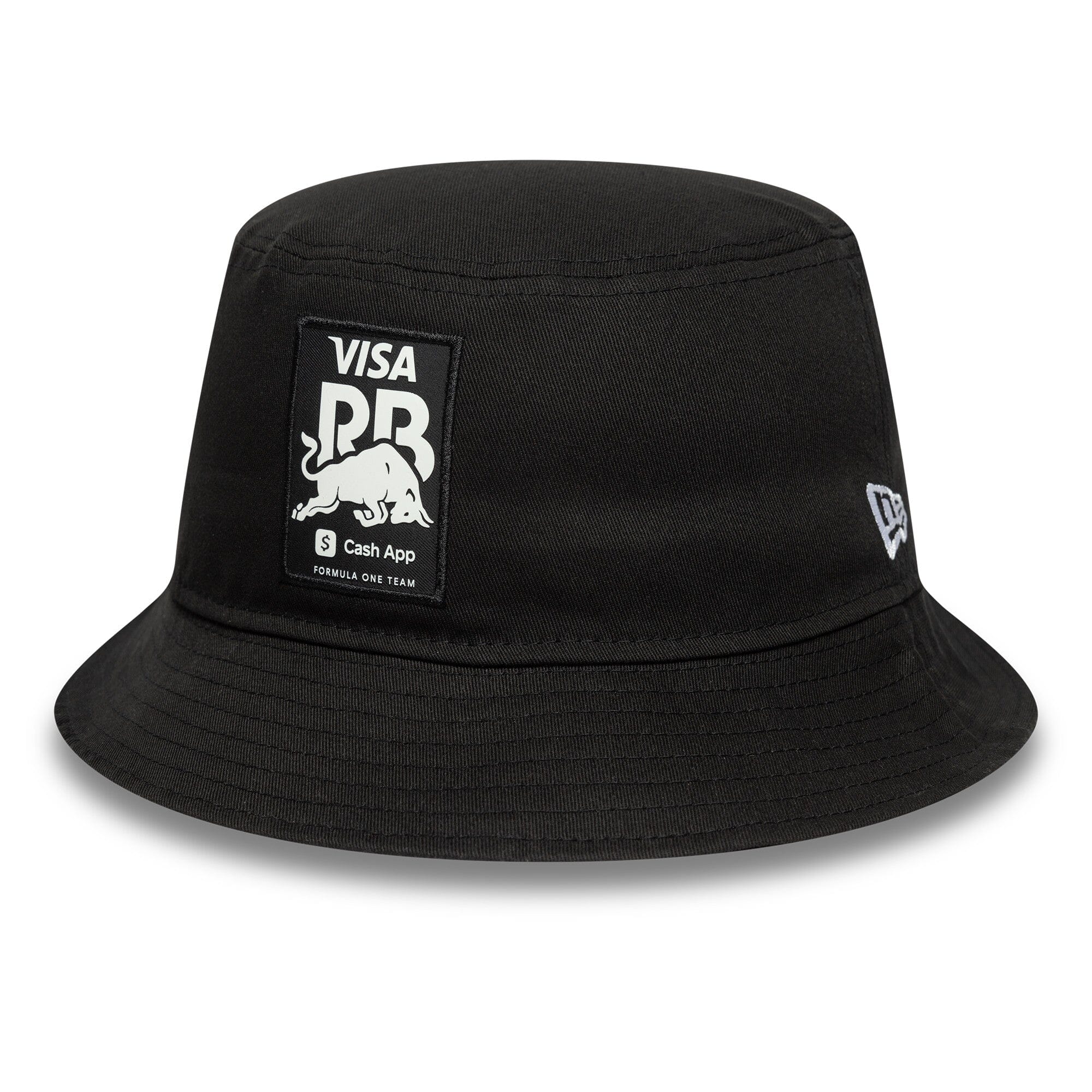 Visa Cash App RB F1 New Era Seasonal Tapered Bucket Hat - Black Hats Visa Cash App RB 