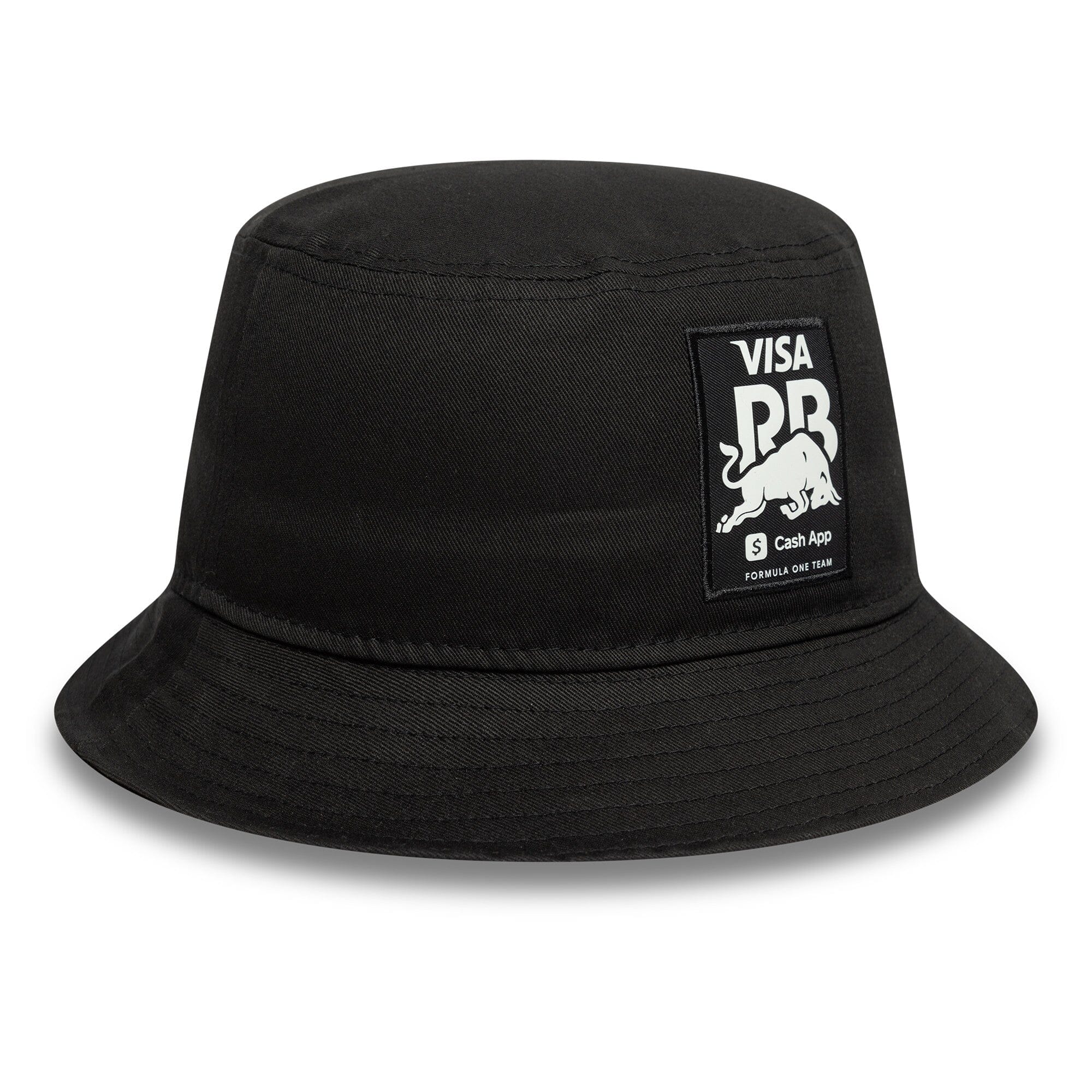 Visa Cash App RB F1 New Era Seasonal Tapered Bucket Hat - Black Hats Visa Cash App RB 
