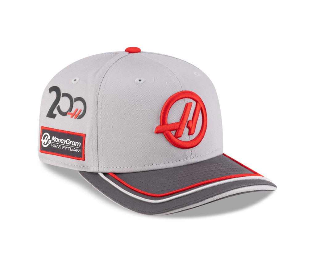 Haas Racing F1 New Era 9Seventy Special Edition 200th Race Montreal GP Hat - Gray Hats Haas F1 Racing Team 
