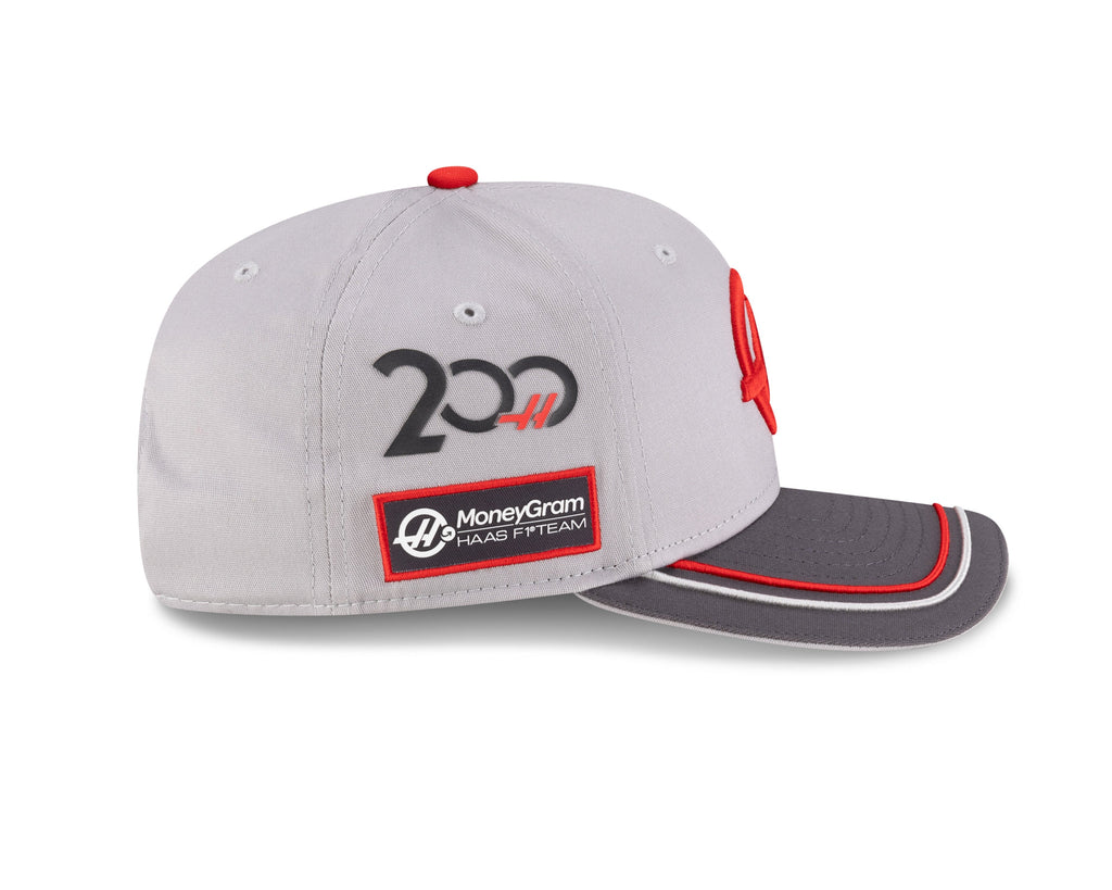 Haas Racing F1 New Era 9Seventy Special Edition 200th Race Montreal GP Hat - Gray Hats Haas F1 Racing Team 