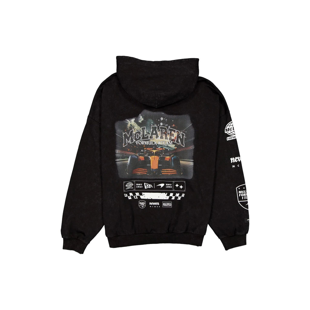 McLaren F1 x New Era Graphic Full Zip Hoodie - Black Hoodies McLaren-Castore 