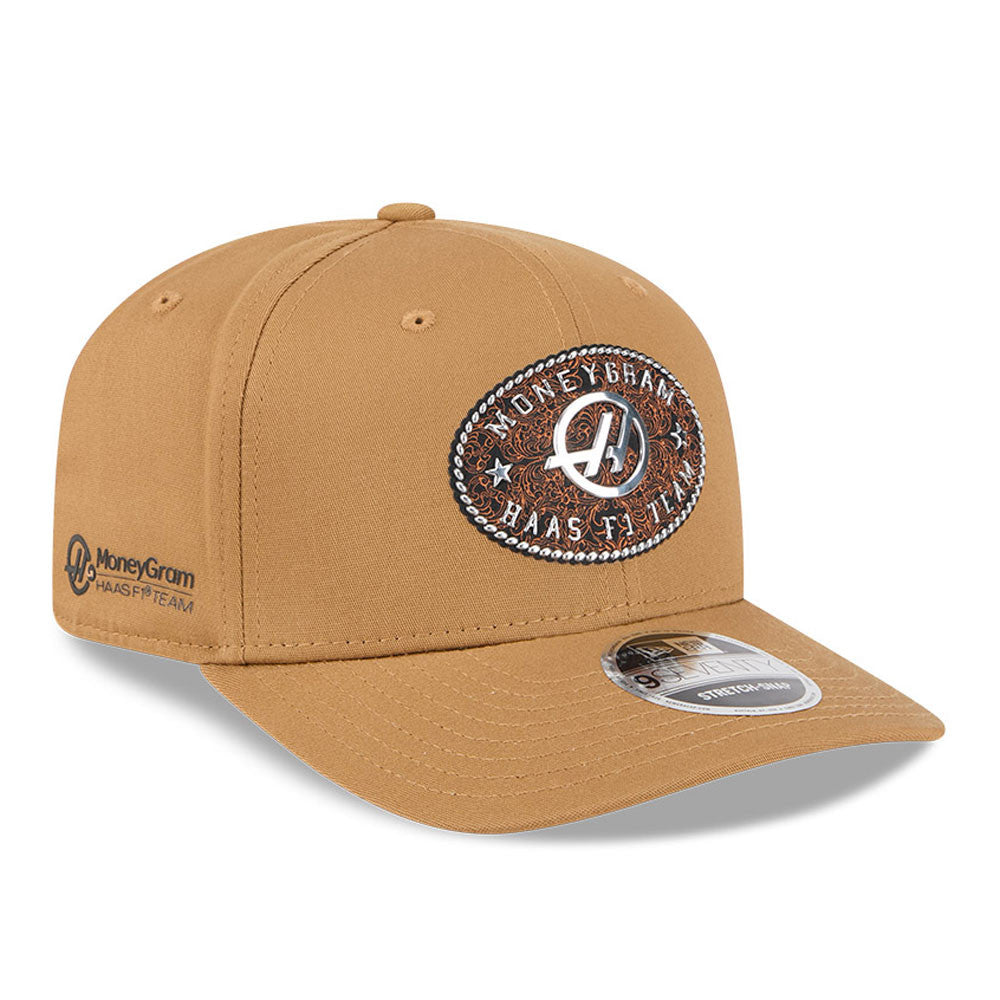 Haas Racing F1 New Era 9Seventy Special Edition Austin GP Hat - Brown Hats Haas F1 Racing Team 