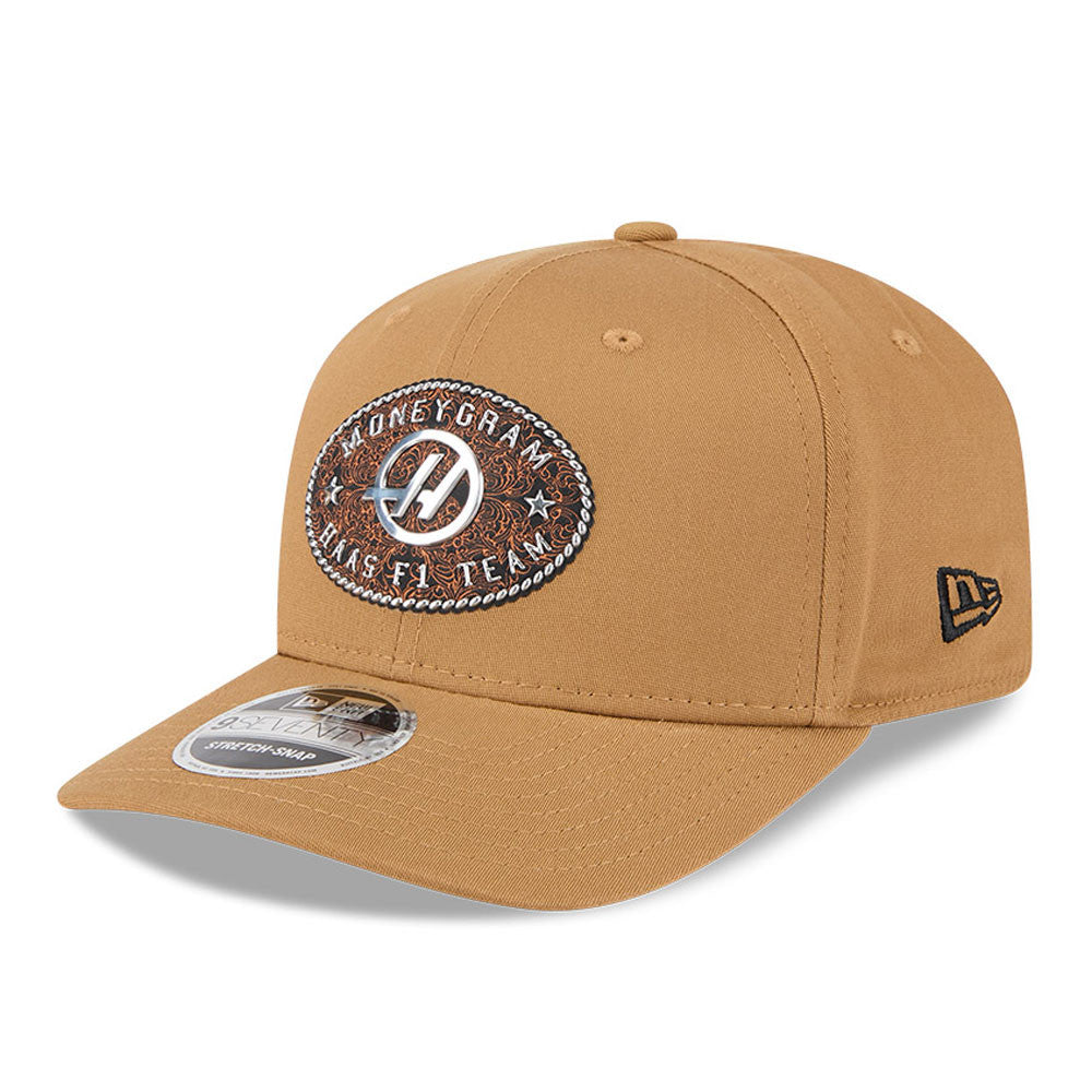 Haas Racing F1 New Era 9Seventy Special Edition Austin GP Hat - Brown Hats Haas F1 Racing Team 