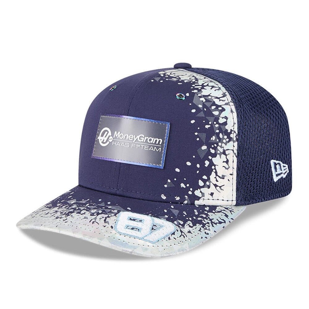 Haas Racing F1 New Era 9Seventy Special Edition Oliver Bearman Las Vegas GP Hat - Navy Hats Haas F1 Racing Team 