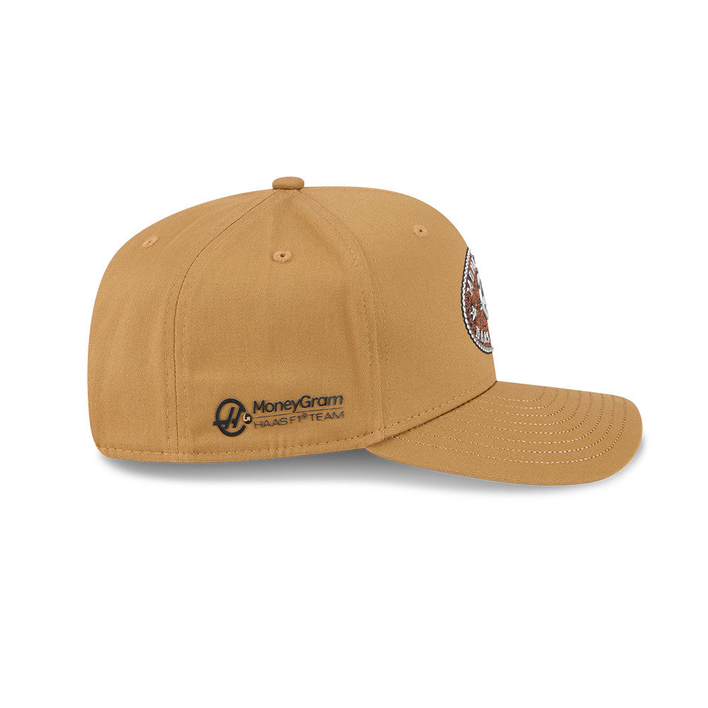Haas Racing F1 New Era 9Seventy Special Edition Oliver Bearman Austin GP Hat - Brown Hats Haas F1 Racing Team 