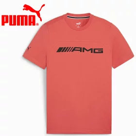 Mercedes Benz AMG Puma Large Logo T-Shirt - Black/White/Red T-shirts Mercedes AMG Petronas S Red 