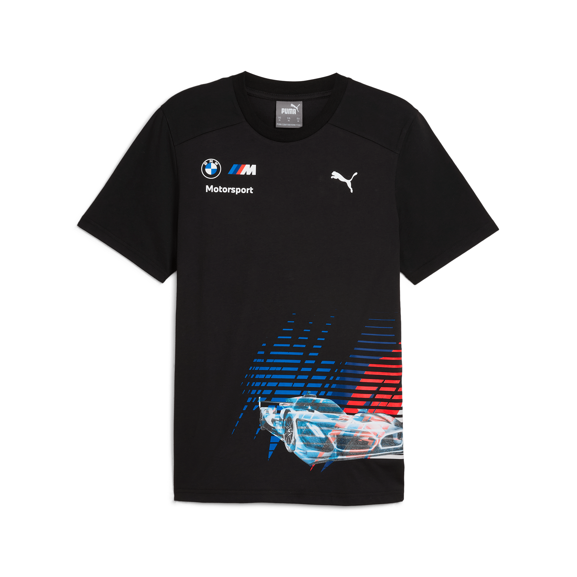 BMW Motorsports Men s USA Race T Shirt Black CMC Motorsports