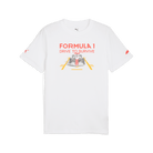 Formula 1 Tech Puma "Drive to Survive" T-Shirt - Black/White T-shirts Formula 1 S White 