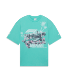 Formula 1 Tech Collection F1 Miami GP Pitstop T-Shirt - Puma White/Aquatic T-shirts Formula 1 S Green 