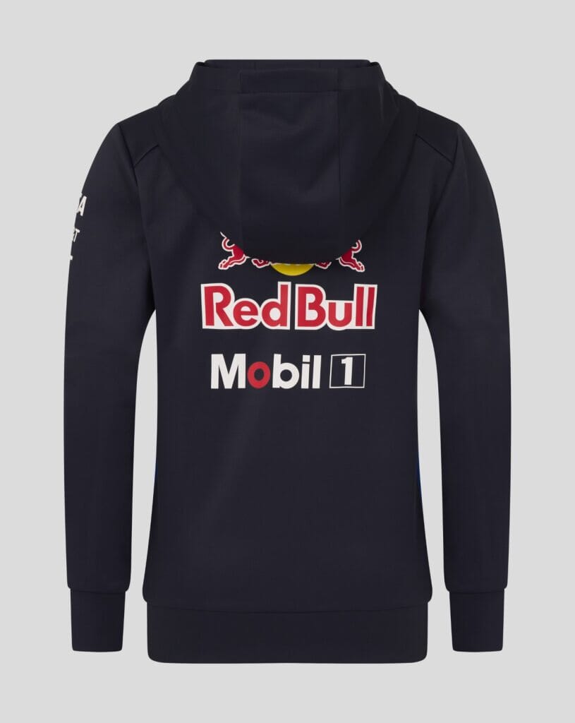 Red Bull Racing F1 Kid's 2026 Team Full Zip Hoodie- Youth Blue/Navy Hoodies Red Bull Racing 
